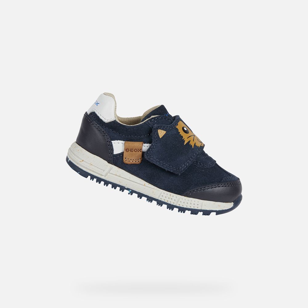 Geox Sneakers Navy Alben Boy - Geox Baby Shoes - PLDNKY849